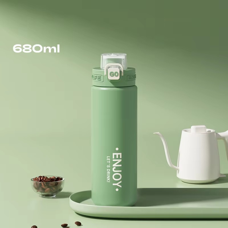 Marcopolo Big Capacity 316 Stainless Steel Vacuum Flask – 23oz (680ml) Double Wall Insulated Water Bottle